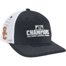 Zephyr Unisex Black USC Trojans 2024 Pac-12 Women's Basketball Conference Tournament Champions Locker Room Adjustable Trucker Hat