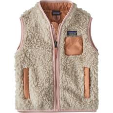 Organic/Recycled Materials Padded Vests Patagonia Retro-X Fleece Vest Toddlers' Natural/Mallow Pink, 2T