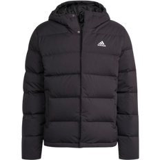 Adidas Men's Sportswear Helionic Hooded Down Jacket - Black