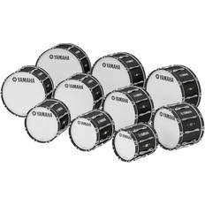 Bass Drums Yamaha 24 X 14 8300 Series Field-Corps Marching Bass Drum Black Forest