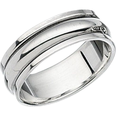 Beginnings Rotating Band Ring - Silver