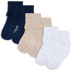 Børnetøj Konges Sløjd Strømper 3-pak White/Navy/Beige Strømper