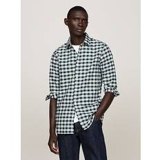 Tommy Hilfiger Green Shirts Tommy Hilfiger Oxford Shirt - Check