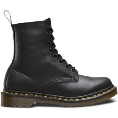 Dr. Martens Textile Boots Dr. Martens 1460 Pascal Virginia Leather Lace Up Boots - Black