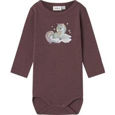 Wool Bodysuits Children's Clothing Name It Merino Wool Romper