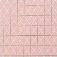 Meterware Rico Design Druckstoff Canvas Raster Meterware Rosa