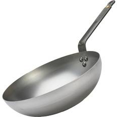 De Buyer Mineral B Carbon Steel Wok 11 "
