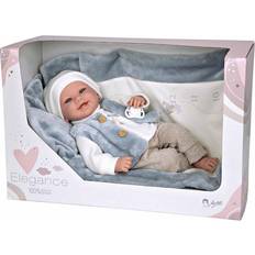 Beige Puppen & Puppenhäuser Arias MuÑecas Elegance 40 Cm Colin With Blanket Weight Baby Doll Beige