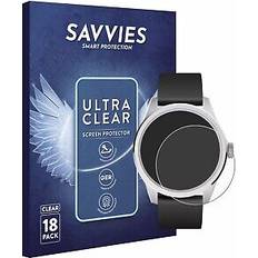 Savvies 18x screen protector for withings scanwatch 2 42 mm protective film protection