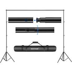 Neewer background support system 2.6m x 3m/8.5ft x 10ft kit for muslins backdrop