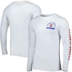 Atlanta Braves T-shirts Fanatics Men's White Atlanta Braves Pressbox Long Sleeve T-Shirt