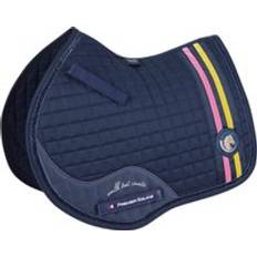 Sottoselle Cuscinetto da sella in cotone Premier Equine MPJ GP Jump Glitter Bleu