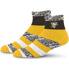 NHL Socks For Bare Feet Adult Pittsburgh Penguins Rainbow Cozy Socks, Men's