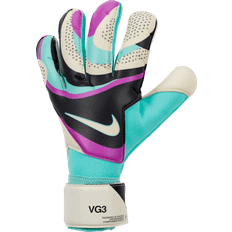 Fotball Nike Vapor Grip3 Keeper Gloves Målvakt Black/Hyper Turq