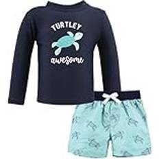 18-24M Swimsuits Children's Clothing Hudson Baby Baby Boys Swim Rashguard Set Sea turtle 18-24 months