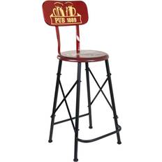 Multifarvet Fodskamler Alexandra House Living Metal Jern 40 x 100 x 46 cm Fodskammel