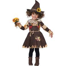 Brown Costumes Pumpkin Patch Scarecrow Child Costume