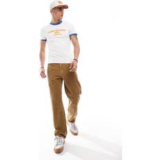 Levi's 568 Beige, raka manchesterjeans-Naturlig