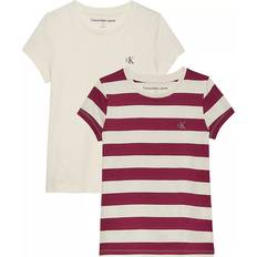 Kinderbekleidung Calvin Klein Pack Slim T-shirts Red years 128 cm