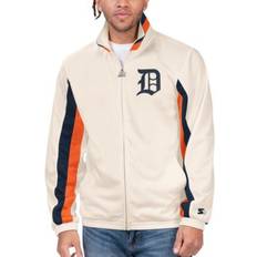 Jackets & Sweaters Starter Men's Cream Detroit Tigers Rebound Cooperstown Collection Full-Zip Track Jacket