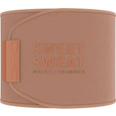 Sports Research Sweet Sweat Toned Waist Trimmer for Women and Men Premium Waist Trainer Belt to 'Tone' your Stomach Area Clay, Small