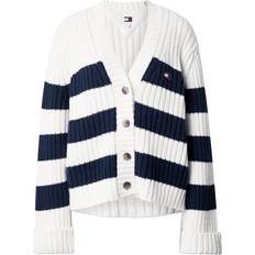 Femme - Rouge Cardigans Tommy Jeans Cardigan - Bleu Marine/Rouge/Blanc