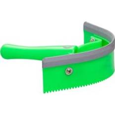 Plast Ridehjelme Imperial Riding Halvrund Sweatskraber Plast - Neon Green