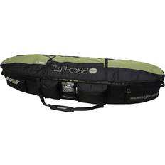 Wavesurfing Pro-Lite Finless Coffin Surfboard Travel Bag Triple/Quad 6'6