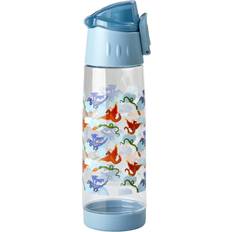 Plastic Kids Drinking Bottle with Dragon Print -Blue 500 ml