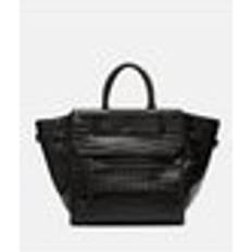 Leder - Schwarz Messengertaschen Liebeskind Berlin Women's LORA Satchel, Black Croco L