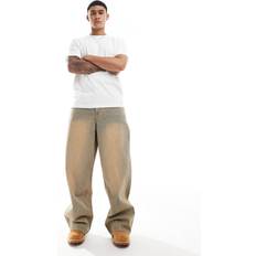 Orange Jeans ASOS DESIGN Sehr weite Jeans mit orangem Farbstich