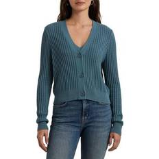 Ralph Lauren Women Cardigans Ralph Lauren Crop Cotton Blend Cardigan