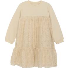 Huttelihut Kjoler Huttelihut Wood Ash Kjole Gold Tulle