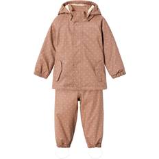 9-12M Regenanzüge Lil'Atelier Dry10 Rain Set - Beaver Fur