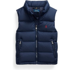 Blue Padded Vests Children's Clothing Polo Ralph Lauren Toddler and Little Boys Ripstop Down Vest Jacket Newport Navy