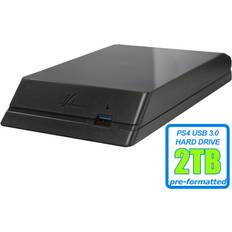 Avolusion Avolusion hddgear 2tb usb 3.0 external hard drive for ps4, ps4 slim, ps4 pro Black