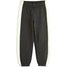 140/146 - Piger Bukser Mini Rodini Grey Society Panel Sweatpants 104-110