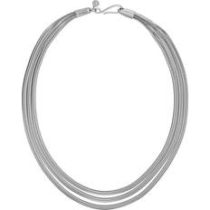 Edblad Herringbone Triple Necklace Steel