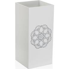 Træ Paraplystativer Versa Mandala Hvid Træ MDF 22 x 48 x 22 cm Paraplystativ
