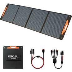 Oscal Blackview oscal 200w faltbare solarpanel solarmodul solaranlage für powerstation Schwarz