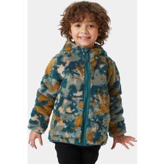 Camouflage Jacken Helly Hansen Kinder Champ Fleece-wendejacke 110/5 Grün