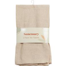 Natural Kitchen Towels Pack of 2 Sanctuary Tea Kitchen Towel Natural