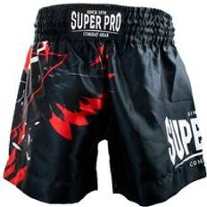 Arts Martiaux Super Pro Short de boxe Thaï Raven Noir