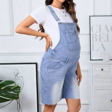 Shein Maternity Denim Overalls And Jumpsuits