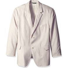 Natural Suits Perry Ellis Men's Blend Suit Jacket Blazer, Natural Linen 2, Big Tall