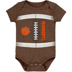 Tigers Children's Clothing Outerstuff Newborn & Infant Brown Clemson Tigers Catch Me Football Bodysuit