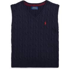 Vêtements pour enfants Polo Ralph Lauren Kids Cotton Cable-Knit Sweater Vest 6-14 Years navy