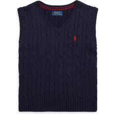 Polo Ralph Lauren Drenge Svedundertøj Polo Ralph Lauren Strik Vest - Rl Navy