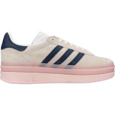 Damen - Rosa Sneakers Adidas Gazelle Bold W - Cloud White/Clear Pink/Night Indigo