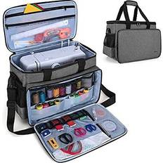 Sewing Machines Luxja Sewing machine bag with removable padding pad, sewing machine carry case